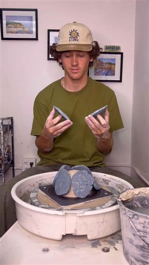 Breaking the rules of pottery! 👇👇 Recycling clay is a very old process and I’m trying to re imagine it. Normally you take your old used clay and scraps and put them in a bucket and let it sit in water until you can reclaim it. I’m going for a technique that is a lot more precise. Clay is amazing and I love being able to reuse it! let me know what you think! #pottery #artist #clay #creative #results #process #coloredclay | Sunrise Ceramics