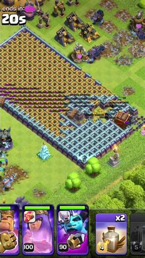 (COC).. CLASH of clans satisfieing Log Launcher level 5....