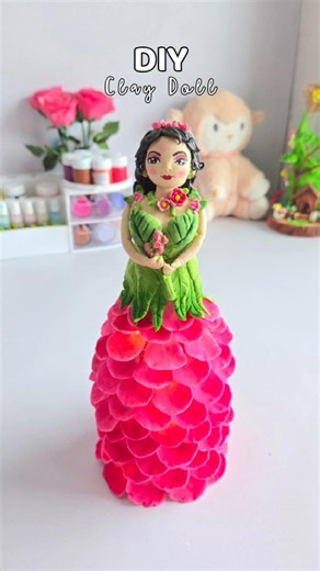 Diy Doll #diy #craft #doll #art #clay #clayart #handmade #decor #homedecor #shorts #reuse