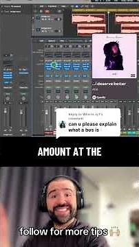 WHAT IS AN AUDIO BUS AND HOW TO USE IT 🚀 #shorts #mixing #logicprox #bus #vocals