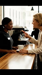 A teen barista became Karen’s target—until a man stepped out who clearly outranked everyone in the room. The morning rush at Coffee Central was in full swing when Karen Mitchell stormed to the counter, her designer handbag swinging like a weapon. "Excuse me!" she barked at the teenage barista. "I ordered a skinny vanilla latte with oat milk fifteen minutes ago!" Emma, barely seventeen with nervous eyes, glanced at the receipt. "Ma'am, you ordered regular milk. I can remake it, but there's a smal