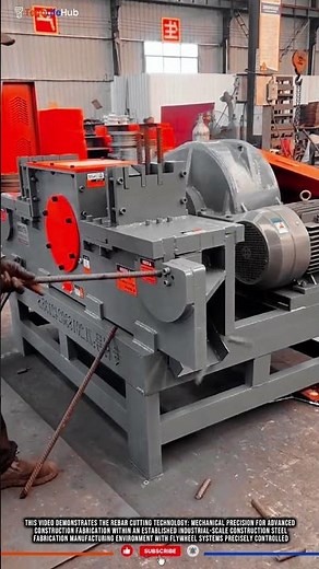 Rebar Cutting Technology: Mechanical Precision for Advanced Construction Fabrication #tech