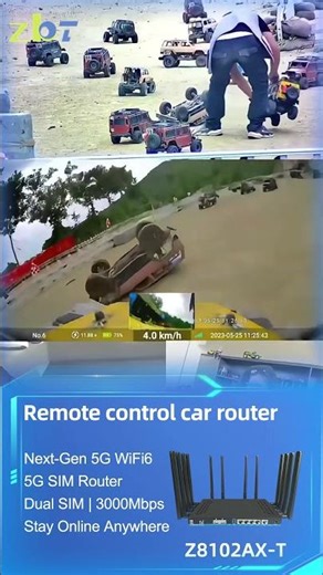 The Secret Behind This Lag-Free RC Vehicle? 5G Router Inside 👀