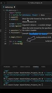 Stunning Starburst in Python 🌟🐍 | Turtle Graphics Magic #shorts #python #programming #coding #turtle