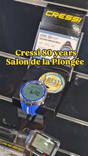 Apneapassion Magazine - Spearfishing on Instagram: "🇫🇷 Cressi au Salon de la Plongée. De nombreux produits, avec la montre-ordinateur King, Best Choice 2024 dans la version jaune et noire des 80 ans, et le nouveau système de vérification de l’adaptabilité des masques sur son propre visage. 🇬🇧 Cressi at the Salon de la Plongée. Many products, including the King dive computer, Best Choice 2024 in the yellow and black 80th anniversary version, and the new system for checking mask fit on your ow