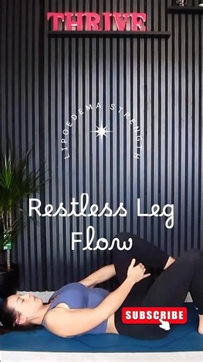 Restless & Heavy Lipoedema Legs?! Try this little routine 🫶🏼