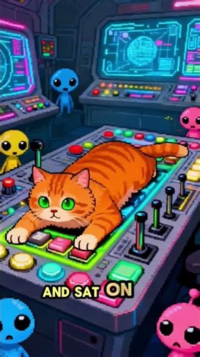 The cat being dragged into the alien world. #alienworld #dream