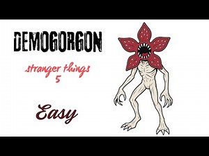 How to Draw Demogorgon | Step by Step | Stranger Things 5
