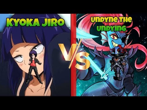 Jump Force MUGEN Kyoka Jiro vs Undyne The Undying