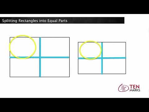 Splitting Rectangles into Equal Parts (1.G.3)