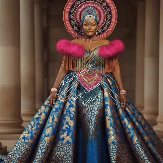 Zulu Inspired Bridal Outfit for Traditional Weddings