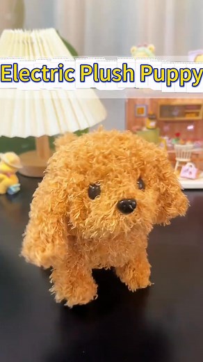 Plush Puppy Interactive Electronic Dog - Walks, barks, wags its tail, stretches. Companion animal suitable for children and toddlers. | Tearuo | Facebook