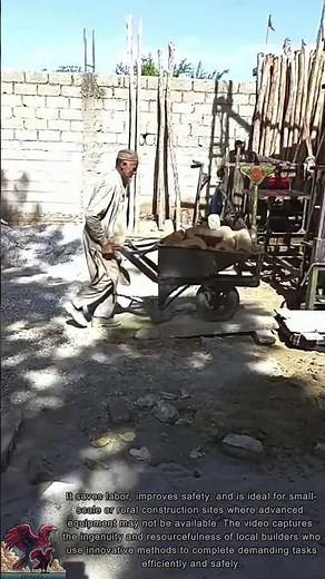 DIY Motorized Lift Ladder for Workers || Safe Climbing in Construction