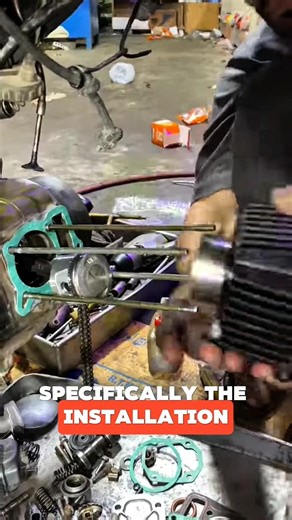 motorcycle engine assembly process #engineering #mechanic