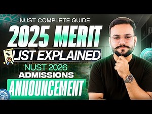 NUST University Closing Merit 2025 | Merit Position vs Aggregate List | NUST 2026 Expected Merit