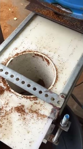 Homemade mushroom substrate bagger/mixer