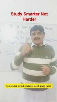 Study Smart, Not Hard || 3 tips #study#motivation