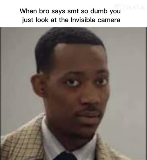 U look at the invisible camera #meme #fyp #relatable #viral