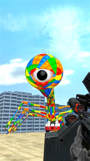 Trevor Henderson EYE TOWER eater creatures want to eat me in Gmod #shorts #gmod