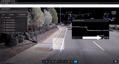Civil design with ReCap Pro - Extract a linear feature in ReCap Pro | Autodesk