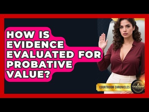 How Is Evidence Evaluated For Probative Value? - Courtroom Chronicles