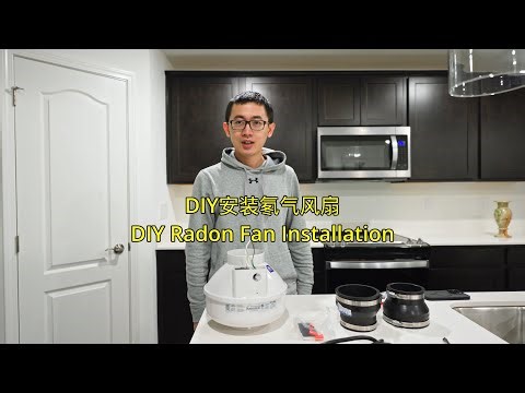 DIY Radon Fan Installation