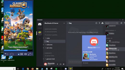6.3K views · 38 reactions | Discord chat has never been this simple with BlueStacks 4. You can now share your gaming updates simultaneously to your community | BlueStacks | Facebook