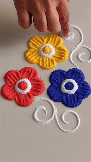 Happy New Year Rangoli Designs.Rangoli.Rangoli Designs,