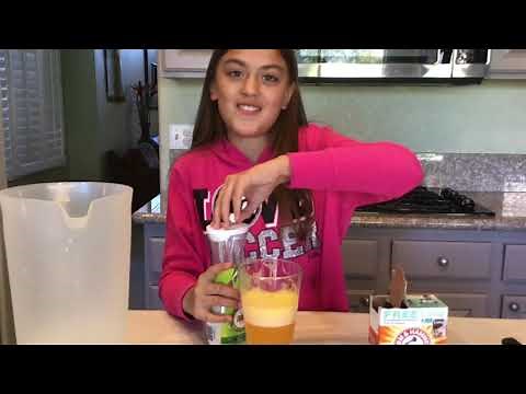 How To Make A Fruity Fizzy Drink | Kids DIY Science
