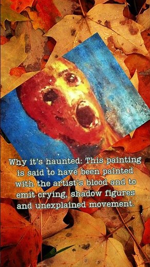 Copy of #3 The Anguished Man Painting #hauntedantiques #creepyart