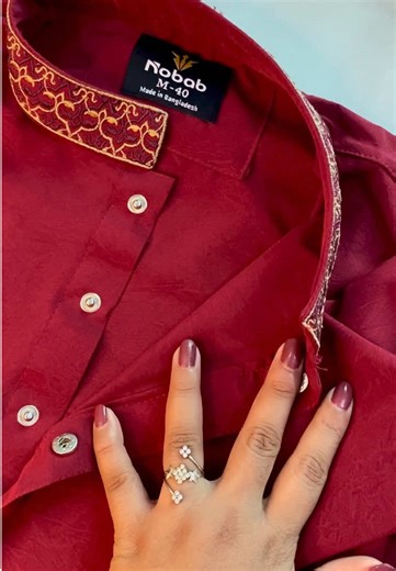 MENORA – Eid Collection Exclusive Panjabi✨ Febric: Soft textured Fit: Comfortable and smart Price: 1090 BDT Sizes: 40 | 42 | 44 | 46 Stock limited 📥 inbox to order 🚚 Cash on Delivery Quality you can feel. Confidence you wear. #MENORA