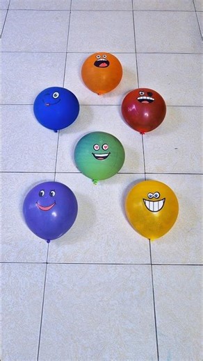 🟧💙🔴✳️🫟🌼 Balloon Emoji Orbeez Popping 😅🤪😃😜😁