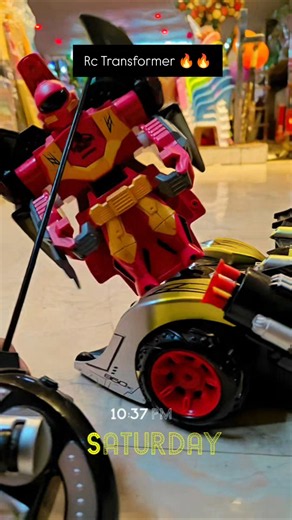 RC TRANSFORMER 🔥ROBOT CAR #transformers #optimusprime #trend