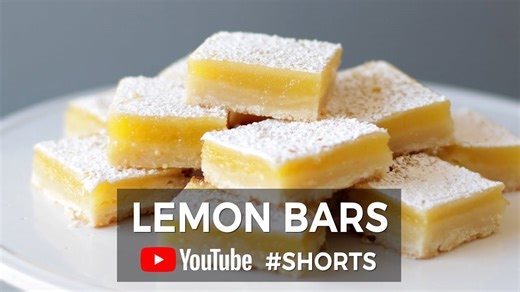 How to make lemon bars | Lemon bars recipe (#Shorts)