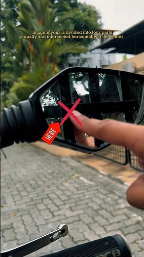 The correct way to adjust your motorcycle mirrors!