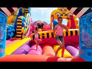 Giant Bouncy Castle- Fun Activities for Kids!