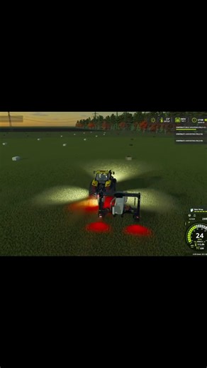 New Method Fast Wrapping Bales | Wrapping Square Bales | fs25 #fs25 #youtubeshorts