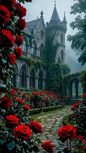 Why Does This Haunted Rose Castle Feel So Alive? 🌹🏰