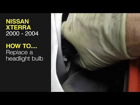 Replace a headlight on a Nissan Xterra (00-04), Pathfinder (96-04) or Frontier pick-up (98-04)