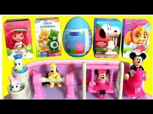 Disney Baby Minnie Mouse Activity Piano Toys Surprises Snoopy Strawberry Shortcake toy surprise