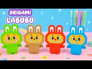 Origami Labubu Tutorial | How to make a paper Labubu