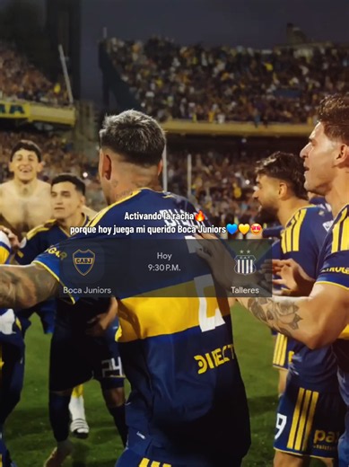 hoy vuelvé bocaaaa💛💙🤩🎉 hoy juega boca activando la racha/boca vs talleres. #boca #racha #talleres #bostero #xeneize