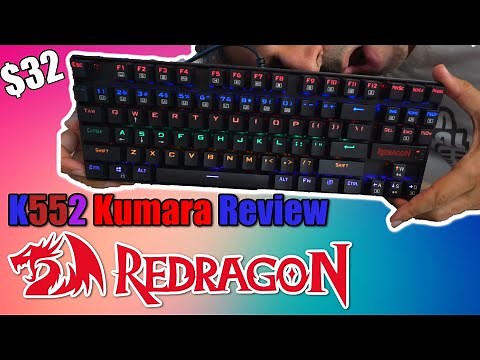 Redragon K552 Gaming Keyboard Rainbow Backlit Review | Best Redragon Budget Keyboard?
