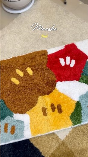 Ultra Soft Flower Bath Mat | Anti-Slip #BathMat #BathroomDecor #HomeDecor #MeeshoFinds