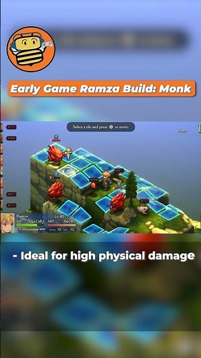 Best Setup for Ramza's Early Game Monk Build in Final Fantasy Tactics