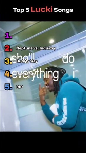 TOP 5 LUCKI SONGS! #lucki #rap #top5bestsong