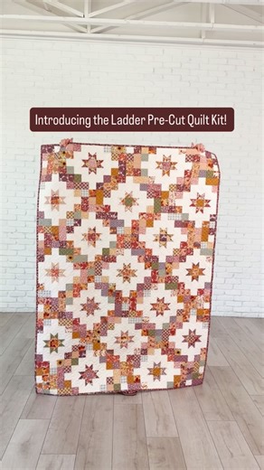 Quilt101 on Instagram: "Introducing the Ladder Pre-Cut Quilt Kit! This Ladder Quilt Pattern is designed by @thetipsyneedle and finishes at 50”x70”. This kit features the beautiful Evening on the Prairie fabric collection designed by @officialmodernprarie for @rileyblakedesigns. This quilt is great for a confident beginner quilter. This kit comes Pre-Cut and ready to sew. This kit includes 5.25 yards of fabric, pre-cut into over 491 pieces, labeled, and ready to sew. We have done all the prep wor