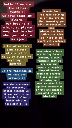 Introducing the Allium System: A Safe Space for Alters