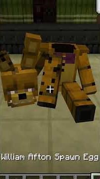 William Afton gets Springlocked in Minecraft #fnaf #minecraft #minecraftfnaf