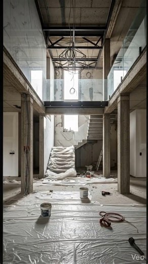 Luxury Marble Entry Foyer Transformation | AI Room Renovation Time Lapse#shorts